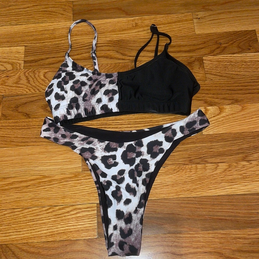 Cheetah & Black Bikini